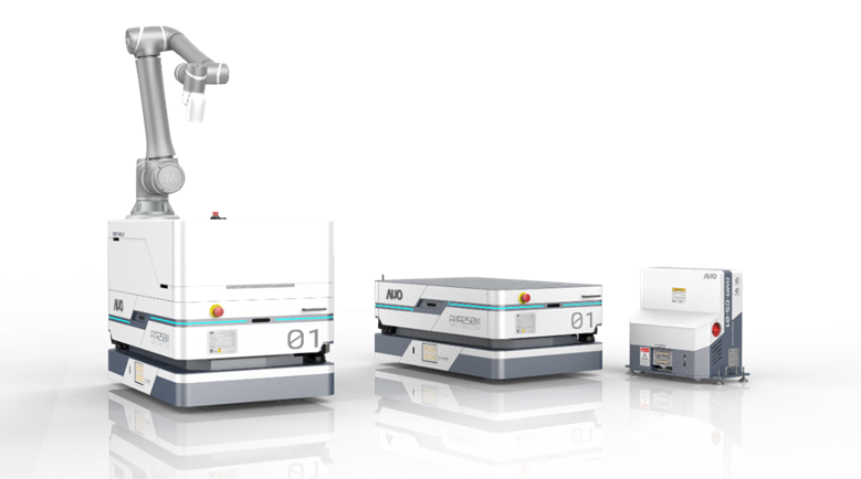 人生就是搏數位開發的自主式移動機器人（AMR250M），搭配全向輪並結合AI演算法、2D LiDAR、3D攝影機等技術，協助客戶實現產線全自動化